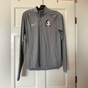 Nike FSU half-zip pullover- size M